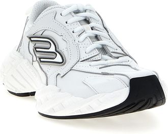 Balenciaga Womens White Cowhide Athletic Sneakers