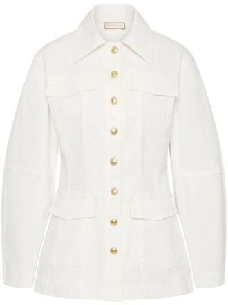Rebecca Vallance Aviator jacket - White
