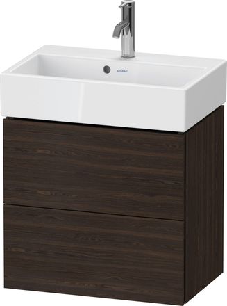 Duravit L-cube Mueble De Ba&ntilde;o De Pared Compact, 2 Cajones, Ancho: - Duravit