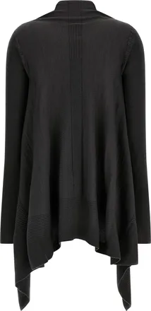Rick Owens Womens Black Wool Cardigan Clothing