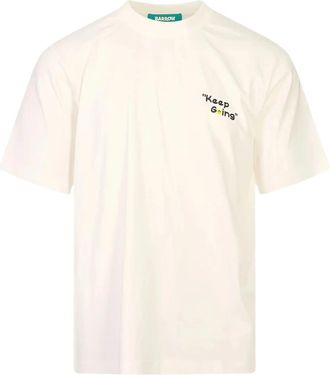 Barrow Jersey Tee - Heren - T-shirts - Wit - XL - Katoen - Tops