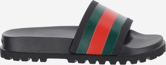 Gucci Sliders Web Gucci in gomma