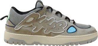 P448 George London Sneakers - Heren - Sneakers - Grijs - 42 EU - Leer - Schoenen