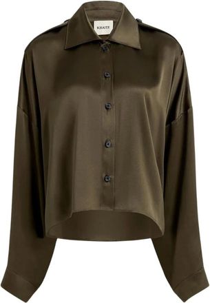 Khaite Bodine Top - Blouses & Shirts - Mujer - Verde - S
