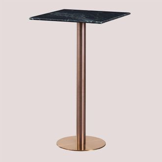 Sklum Tavolo Alto Quadrato da Bar in Marmo (60x60 cm) Cosmopolitan SKLUM Oro Rosa