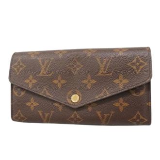Louis Vuitton Pre-owned Wallets, female, Brown, Size: ONE SIZE Pre-owned Sarah Wallet