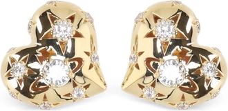 Vivienne Westwood Hartvormige oorbellen - Goud