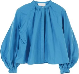 Jil Sander Blusa con maniche a palloncino anni 2000