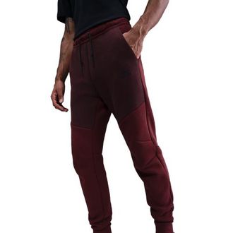 Nike Mens Tech Fleece Joggers - Burgundy Crush/Dark Team Red/Black Size M