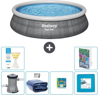 Bestway Piscina Bestway Fast Set Redonda - 457x84 Cm - 7-piezas S229