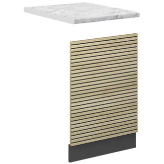 Vicco Panel Frontal Fame-line, Panel De Roble, 45 Cm, Et M&aacute;rmol