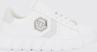 Philipp Plein Sneakers in pelle con Hexagon applicato