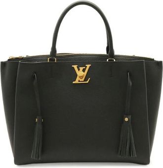 Louis Vuitton Pre-owned Lockmeet Leren Handtas - Dames - Vintage Shopper - Zwart - ONE Size - Leer - Vintage