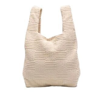 Bottega Veneta Pre-owned Cotton Tote Bag - Dames - Pre-owned - Beige - Maat: ONE Size Katoen