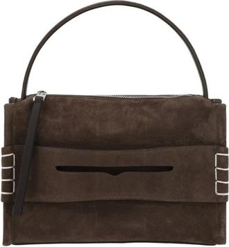 J.W.Anderson Handbags, female, Brown, Size: ONE SIZE Moccasin Style Shoulder Bag