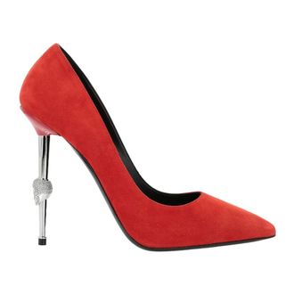 Philipp Plein Dames, Schoenen, Rood, Maat: 37 EU Leer