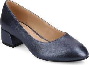 Journee Collection Saarii Block Heel Pump in Midnight at Nordstrom Rack, Size 8.5