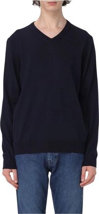 HUGO BOSS Heren, Truien, Blauw, Maat: M Wol