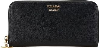 Prada Pre-owned Wallets, female, Black, Size: ONE SIZE Pre-owned Leather wallets