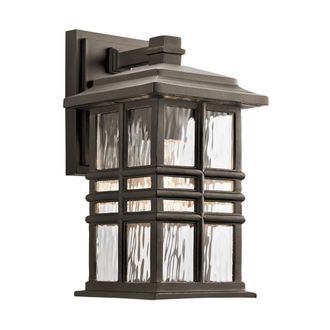 Elstead Lighting Aplique exterior, IP44, Material compuesto, Bronce antiguo H30.2cm