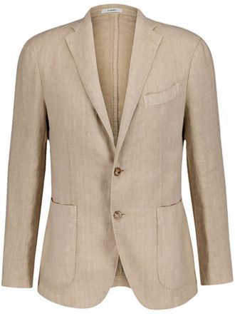 Boglioli Linnen blazer - Beige