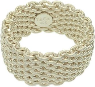 Tiffany & Co. Silver Silver 925 Band Ring (Pre-Owned)