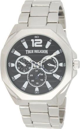 True Religion Multifunction Bracelet Watch, 43mm in Grey/Silver at Nordstrom Rack