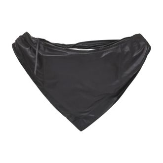 Christophe Lemaire Shoulder Bags, female, Black, ONE SIZE, Black Scarf Bag with Zip Closure