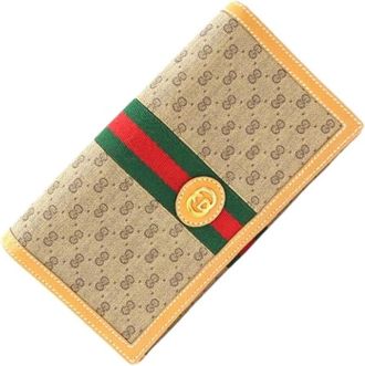 Gucci Pre-owned Wallets, female, Beige, Size: ONE SIZE Pre-owned Vintage Wallet