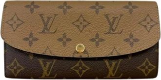 Louis Vuitton Pre-owned Long wallet (bi-fold) - Dames - Vintage Accessoires - Bruin - ONE Size - Vintage