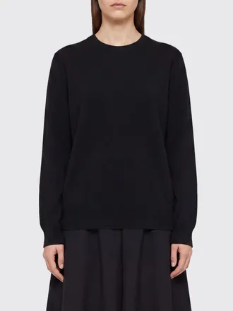 Jil Sander Maglia a girocollo in pura lana merino a maniche lunghe