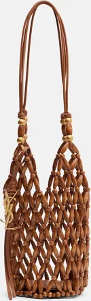 Saint Laurent Borsa a secchiello Cassandre Mini in legno