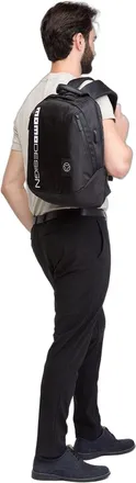 Momo Design Mens Backpack Black-Black Polyester