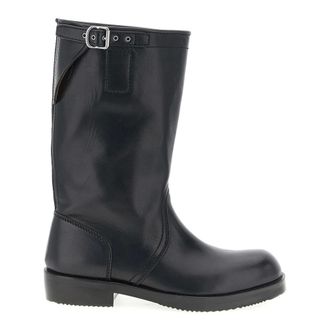 Dries Van Noten Biker Laarzen - Heren - Schoenen - Zwart - Maat: 43 EU Leer