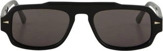 Ahlem George V Limited Zonnebril - Heren - Zonnebrillen - Zwart - 54 MM - Nylon - Accessoires