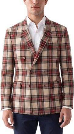 Corneliani Cc Collection Virgin Wool Double-Breasted Jacket
