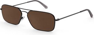 Retro Superfuture IGGY 2.0 BROWN FAJ Mens Sunglasses Black Size 58