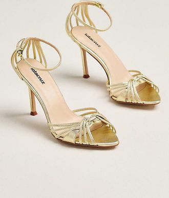 Lola Cruz Strappy Pointed-Toe Heels