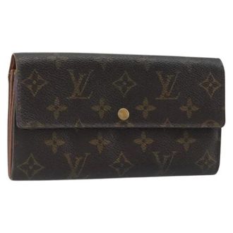 Louis Vuitton Pre-owned portafogli di tela - - Pre-owned - Donna - Marrone - ONE SIZE