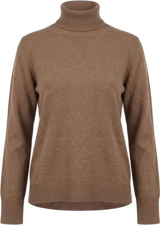 Max Mara Logo-embroidered Roll-neck Sweater