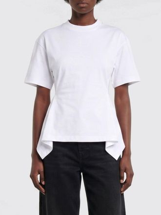 Alaia Top girocollo Ala&Iuml;a in popeline di cotone