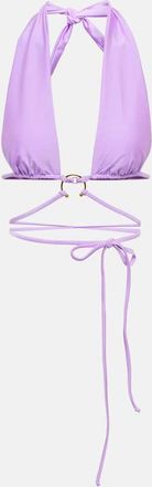 Same Swim Pierced wrap bikini top