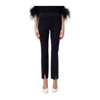 Liviana Conti Wide Trousers, female, Blue, XL, SideSlit Trousers