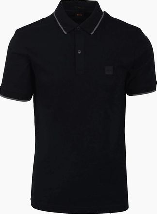 HUGO BOSS Mens Boss Orange PASSERTIP POLO BLACK - Size: 38