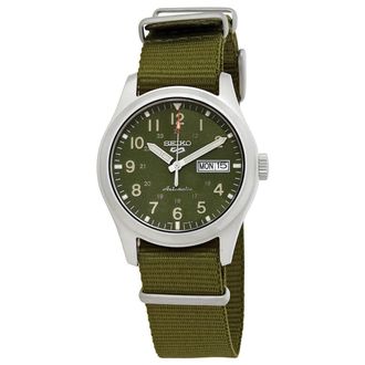 Seiko 5 Sports Automatic Green Dial Mens Watch SRPG33K1