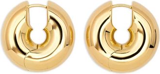 Tom Wood large Sphere hoop earrings - Gold