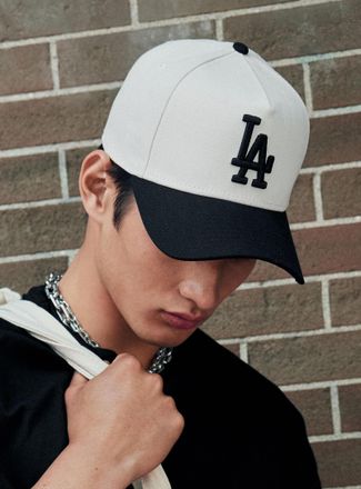 New Era Mens 9Forty colour-block L.A. Dodgers cap