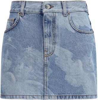 Fiorucci Blue Denim Womens Skirt