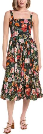 Julia Jordan Black Voile Sleeveless Midi Dress