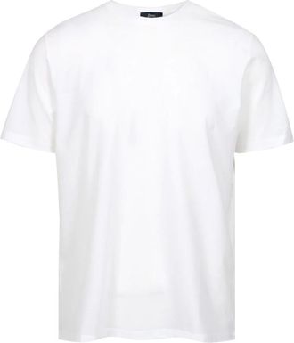 Herno Tops, Heren, Wit, S, Katoen, Herno T-shirts en Poloshirts Wit